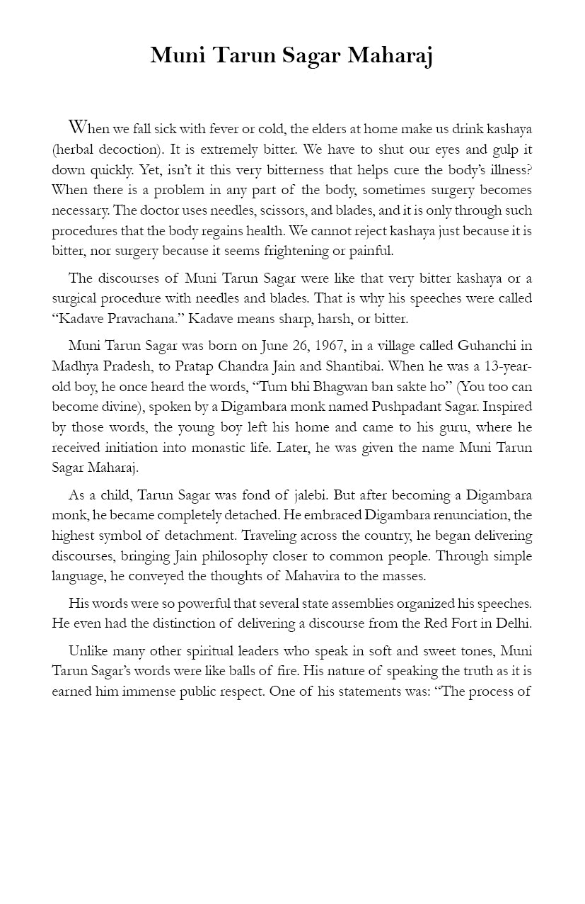 Stories of Muni Sri Tarun Sagar Maharaj for Children