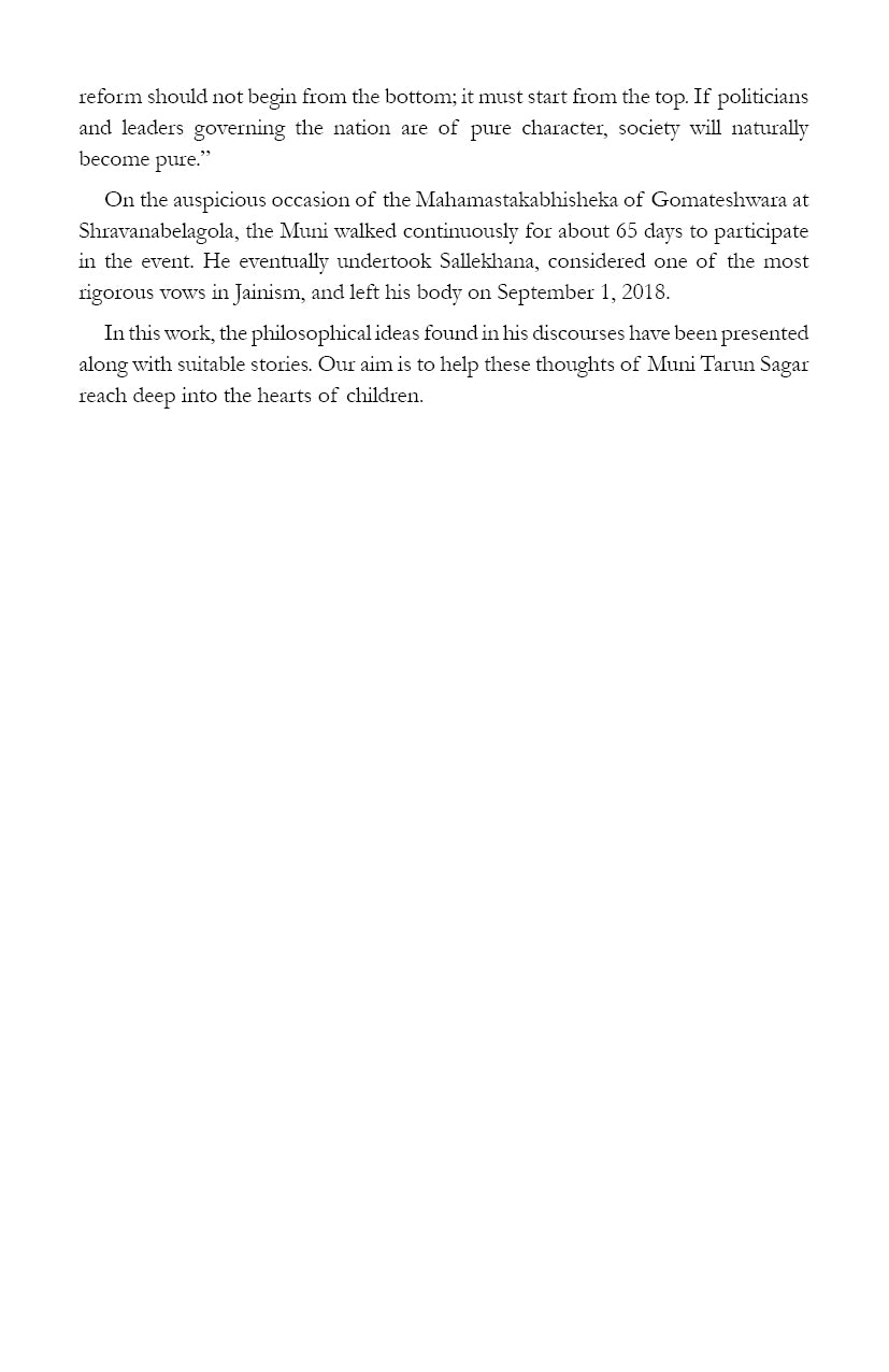 Stories of Muni Sri Tarun Sagar Maharaj for Children